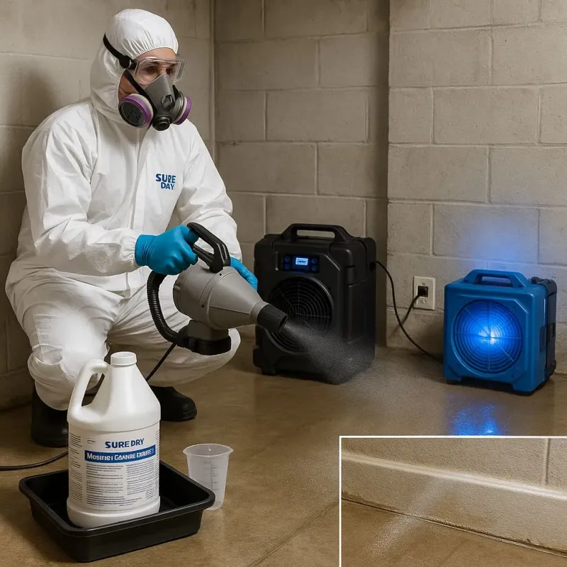 Sanitization and Odor Removal process in Treasure Lake, PA