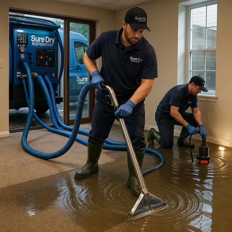Water Extraction and Removal process in Treasure Lake, PA